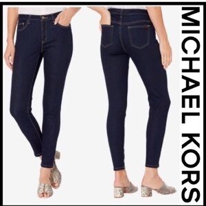 Michael Kors Blue Skinny Jeans with Classic Style